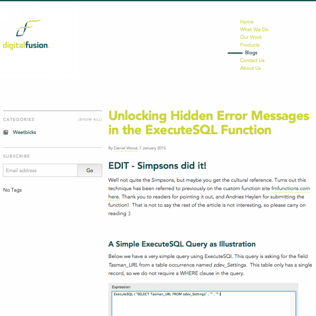 Unlocking Hidden Error Messages in the ExecuteSQL Function