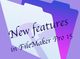 New Features In FileMaker Pro 15